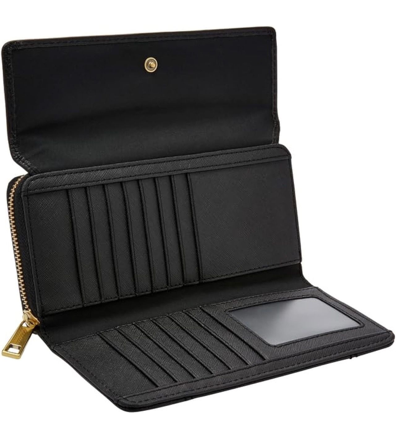 Fossil Black Jori RFID FlapClutch Style: Color - Black