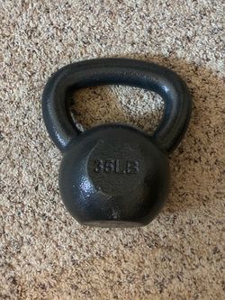 35 LB Cast Iron Kettlebell