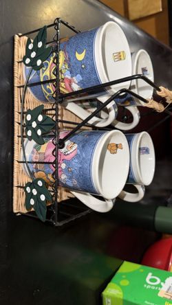 Vintage Santa Claus Cups