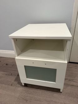 White side table