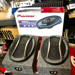 Pioneer 6x9 Car Audio Speakers New With Single Boxes 