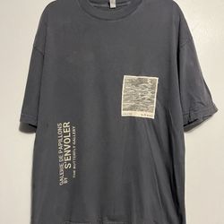 VINTAGE Style Clothes | S’envoler Hand Printed T-shirt Large