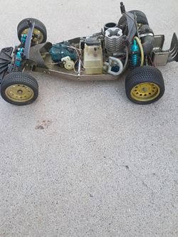Old vintage nitro RC car as is as you see it no offers no trade 75th Ave Indian School serious buyers only please