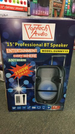 Portable Bluetooth speaker with 🎤