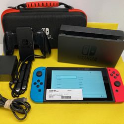 NINTENDO SWTICH HAC-001 Complete Nintendo Switch - Neon Blue + Red Joy-Con