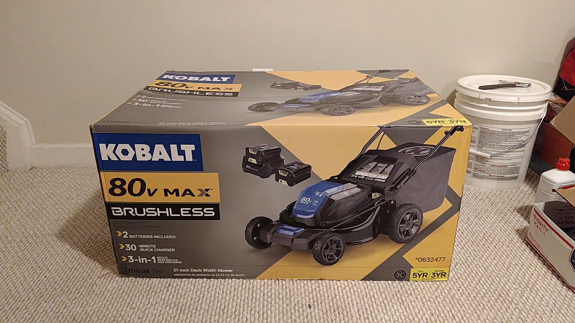 Kobalt 80v electric lawn mower
