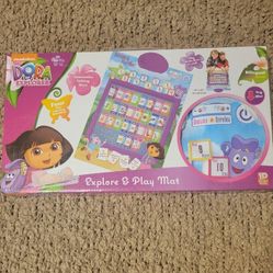 NWT KIDS GIRLS NICKELODEON DORA EXPLORE & PLAY MAT AGES 3+