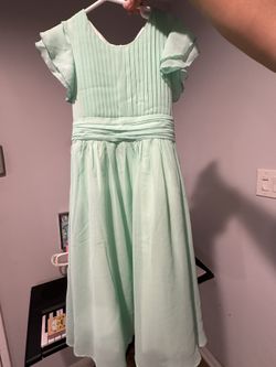 Girls Min Green Dress Size 7
