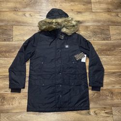 Vans Women's Tanner Hood Jacket MTE Parka Coat, Black Size NEW with tags