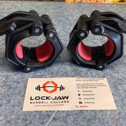 Olympic 2 ” Lock Jaw Collars. Gym Equipment, CrossFit, Bars, Exercise Equipment, Weights, Fitness Equipment 