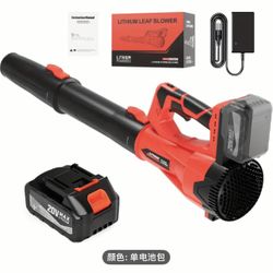 Leaf Blower Cordless, 21V Electric Leaf Blowers Lightweight Variable Speed Li...