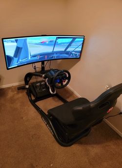Racing simulator and Monitor