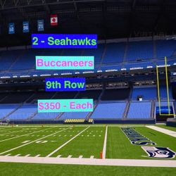 Seahawks Buccaneers Tickets Bucs