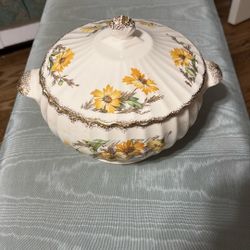 Limoges China Bowl With Top 