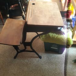 This Desk Is An Antique And In Nice Condition 