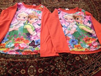 Elsa Shirts worn one time