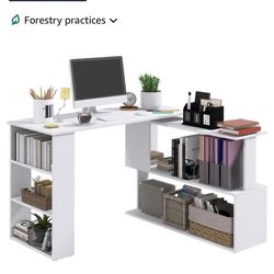 Desk Rotate Straight Or Corner Or Shelving 