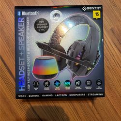 Bluetooth Headset With Light Up Speaker 