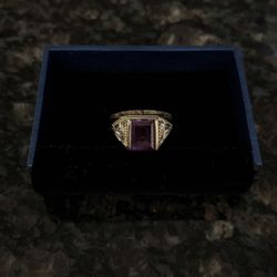 Gold Birthstone Ring 