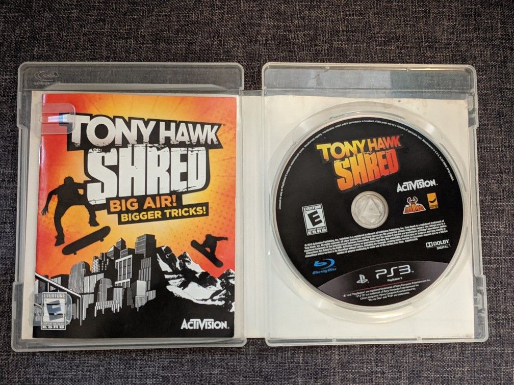 Tony Hawk Shred PS3