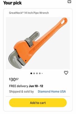 14” Pipe wrench