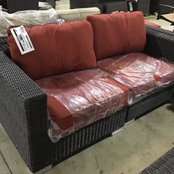 Wicker Outdoor Loveseat