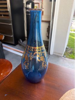 Vase and glass set nice