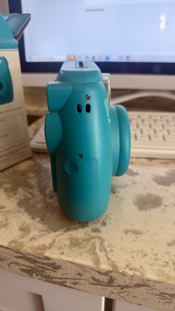 Instax mini 8 fujifilm instant camera tile blue