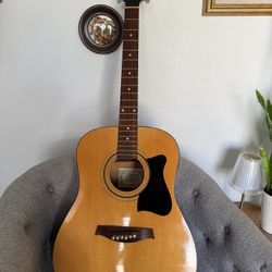 Ibanez acoustic guitar V50MJP-NT-2Y-02 Used Please Read