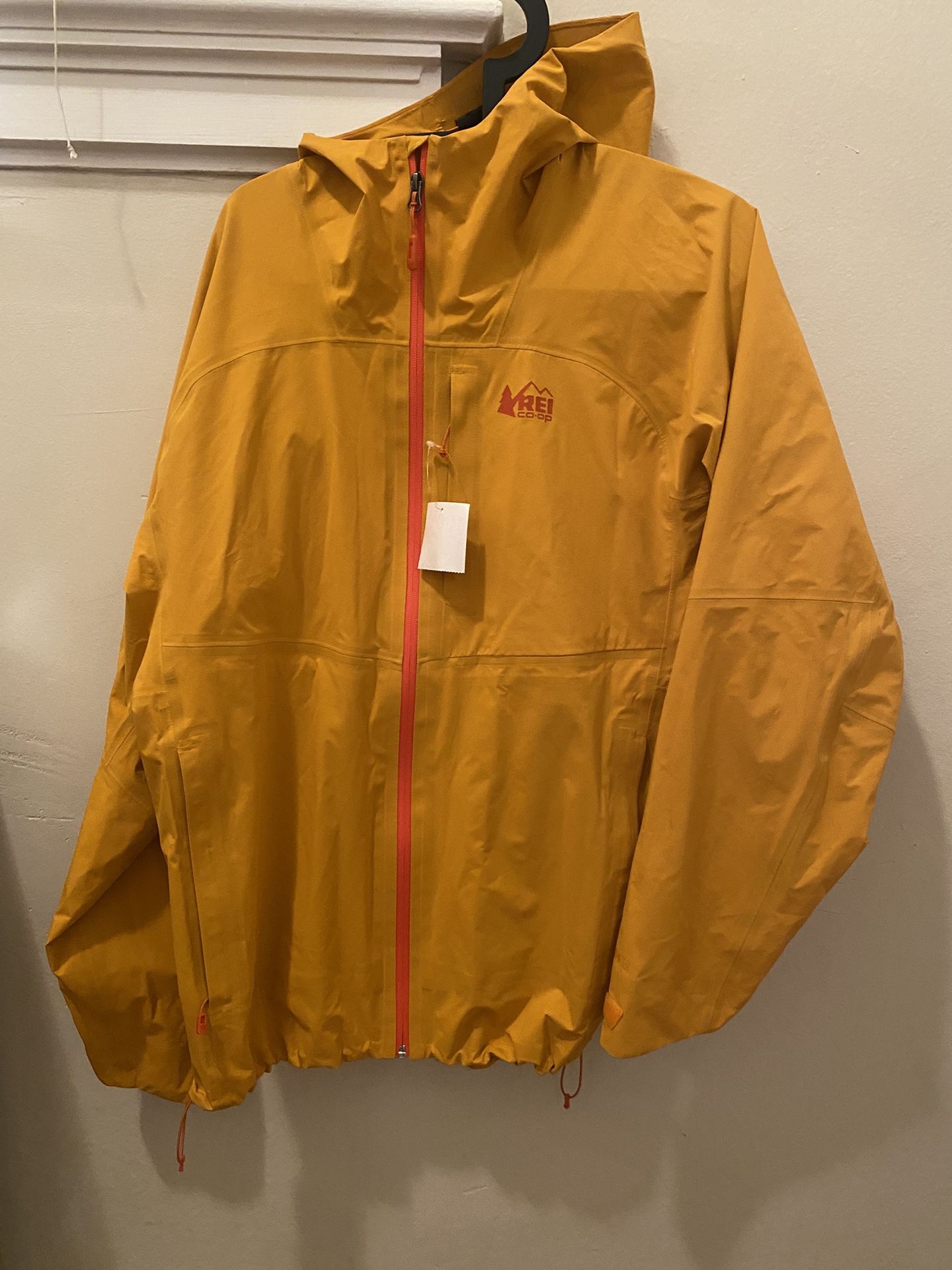 REI XeroCloud 3L Rain Jackt - Mns Orange Burst • XL