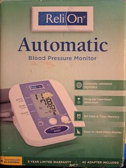 RELI-ON Automatic Blood Pressure Monitor