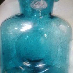 Vintage Turquoise Bottle
