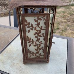 Metal Lantern Candle Holder