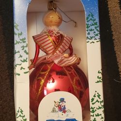 CHRISTMAS VINTAGE ORNAMENTS 1995 SET OF 3 