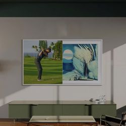 65-inch SAMSUNG QLED The Frame 4K Smart TV UHD HDR (2025 Model)