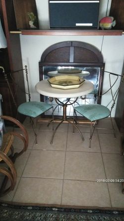 Small table and chair set