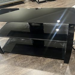 Glass/ iron entertainment center