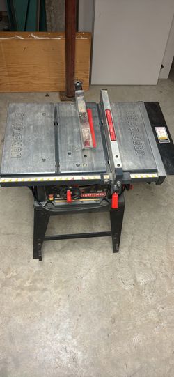 10 in. Craftsman Table Saw