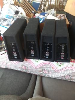 Cajas Con Amplificador Incluido