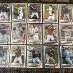 34 Bowman Chrome Cards Mixed 