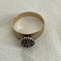 10K Gold Diamond Engagement Ring