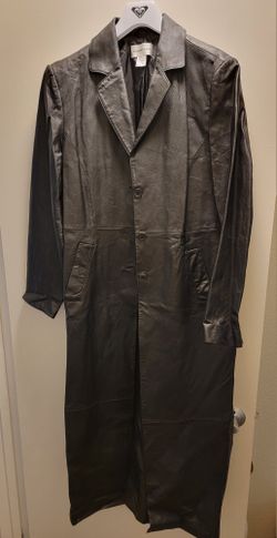 REAL LEATHER WOMEN'S TRENCH COAT