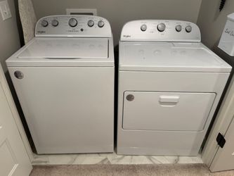 Whirlpool washer and dryer