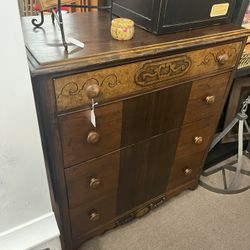 Antique 2 Tone Brown Dresser