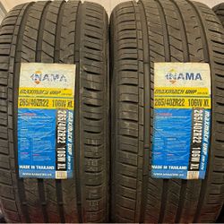 265/40/22 Brand New Ser Of Tires