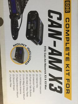 Rugged Radio kit for can Am x3