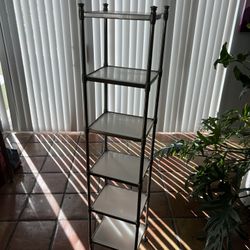 Chrome & Glass Shelves 