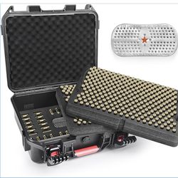 Storage Case with Dessicant, Travel Safe/Mil Spec/Waterproof Case for Storage, Lockable