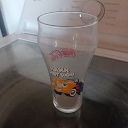 Hot Rod Hank Coca Cola Glass 