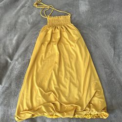 Beautiful yellow dress Beautiful Yellow Dress Worn Only Ones